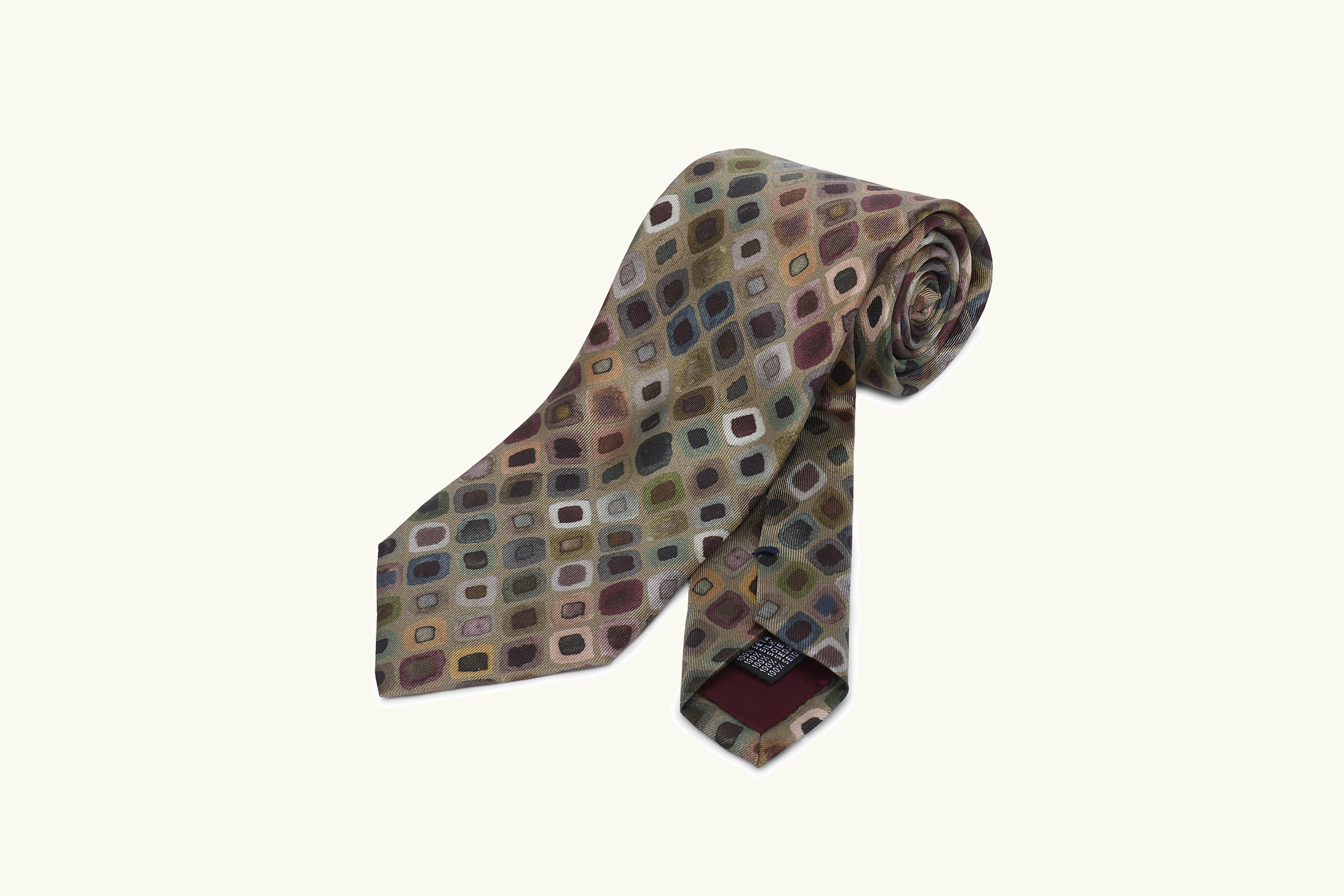Cravatta Firenze in Mosaico Beige
