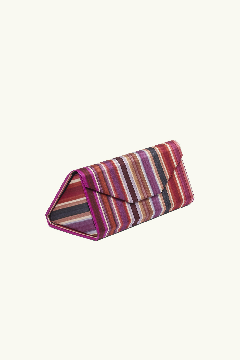 Portaocchiali sostenibile in Hot Stripe