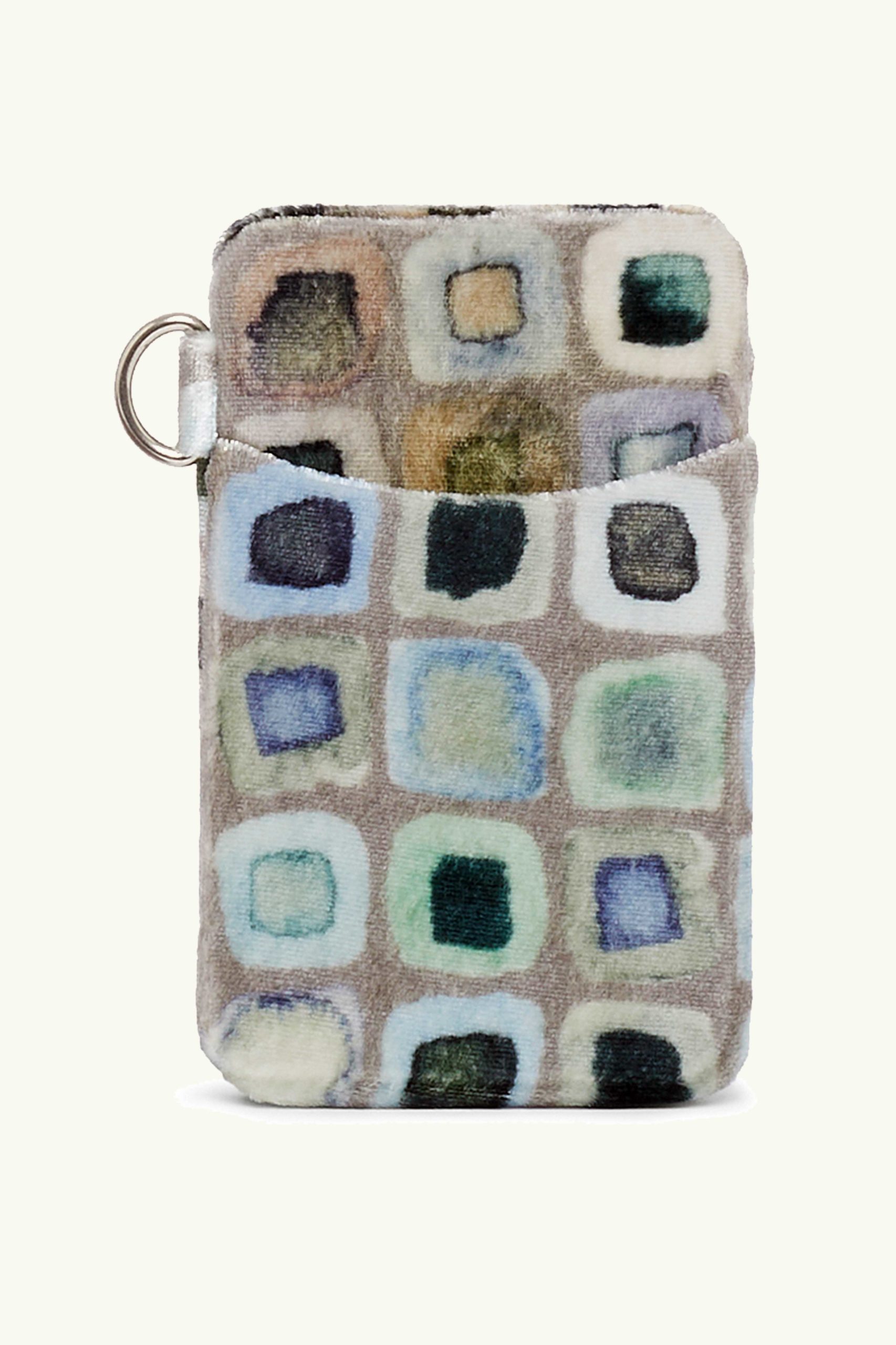 Sustainable Card Wallet in Sea Grass Mosaico