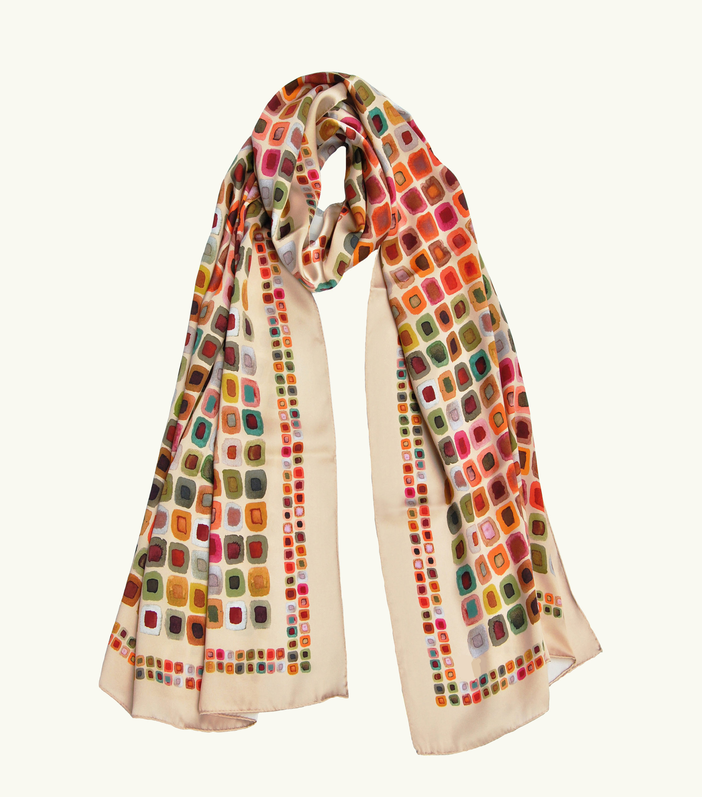 Siena Scarf in Desert Autumn Mosaico
