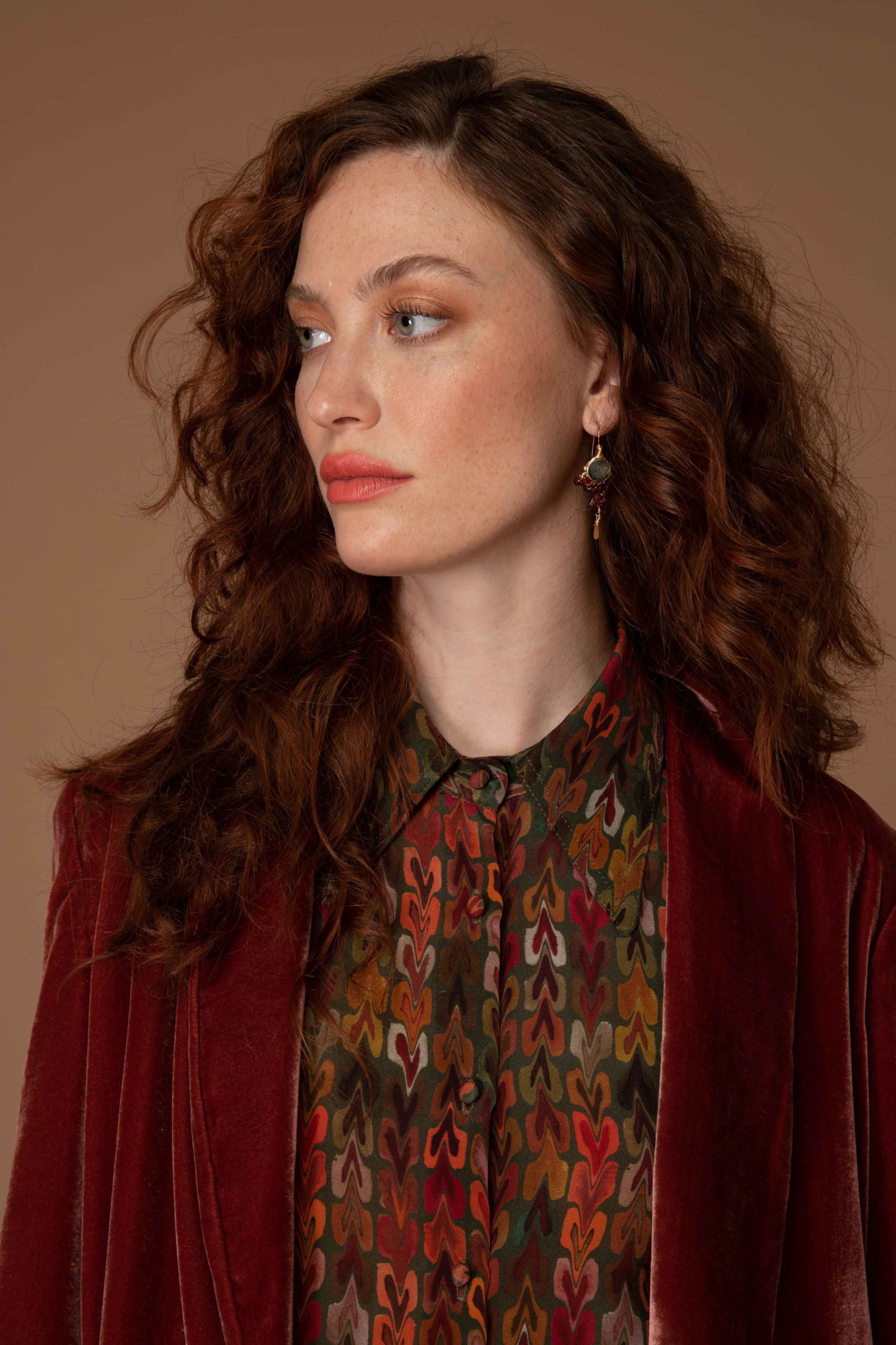 Grace camicia in Harissa Frecce