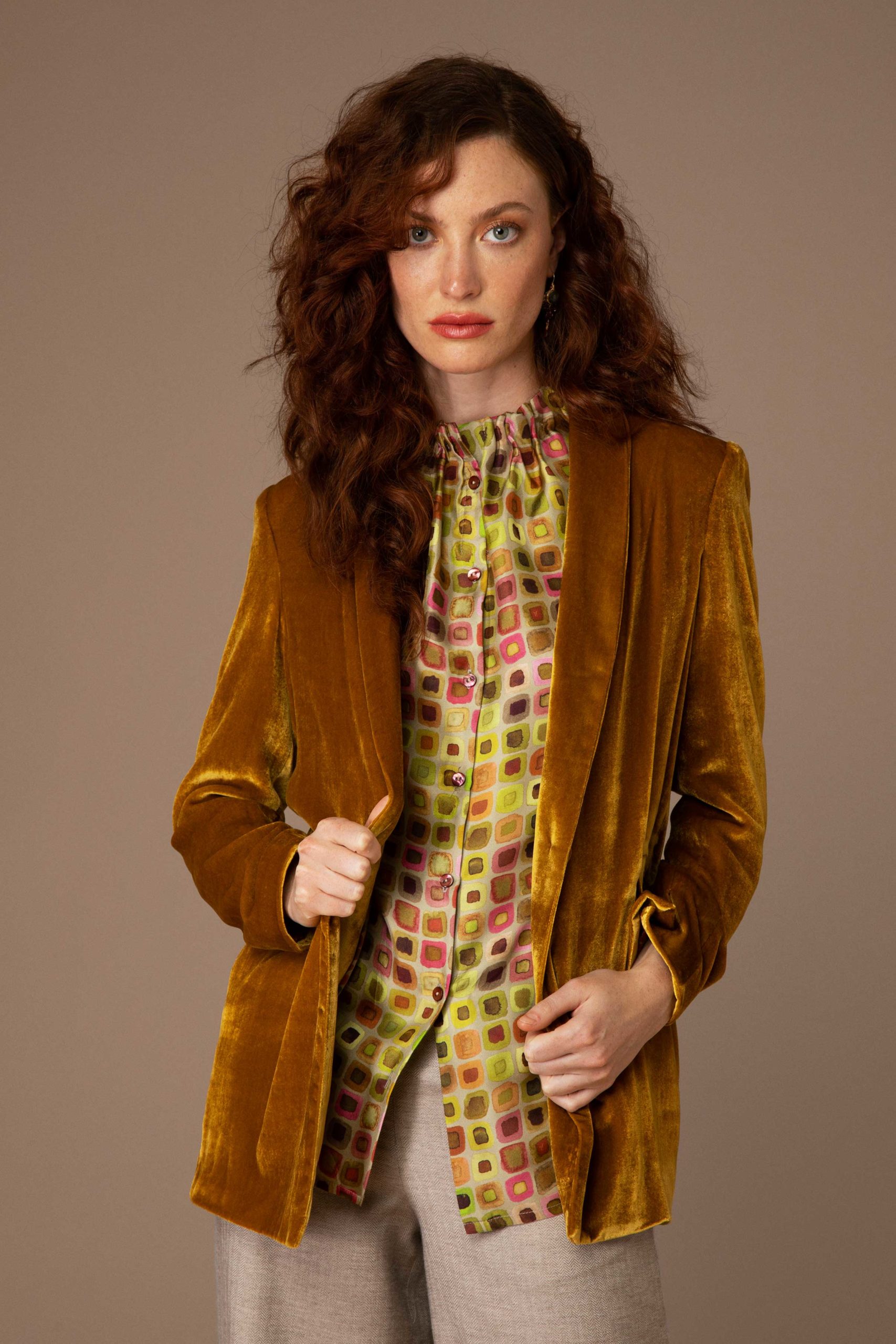 Maude giacca in Ochre
