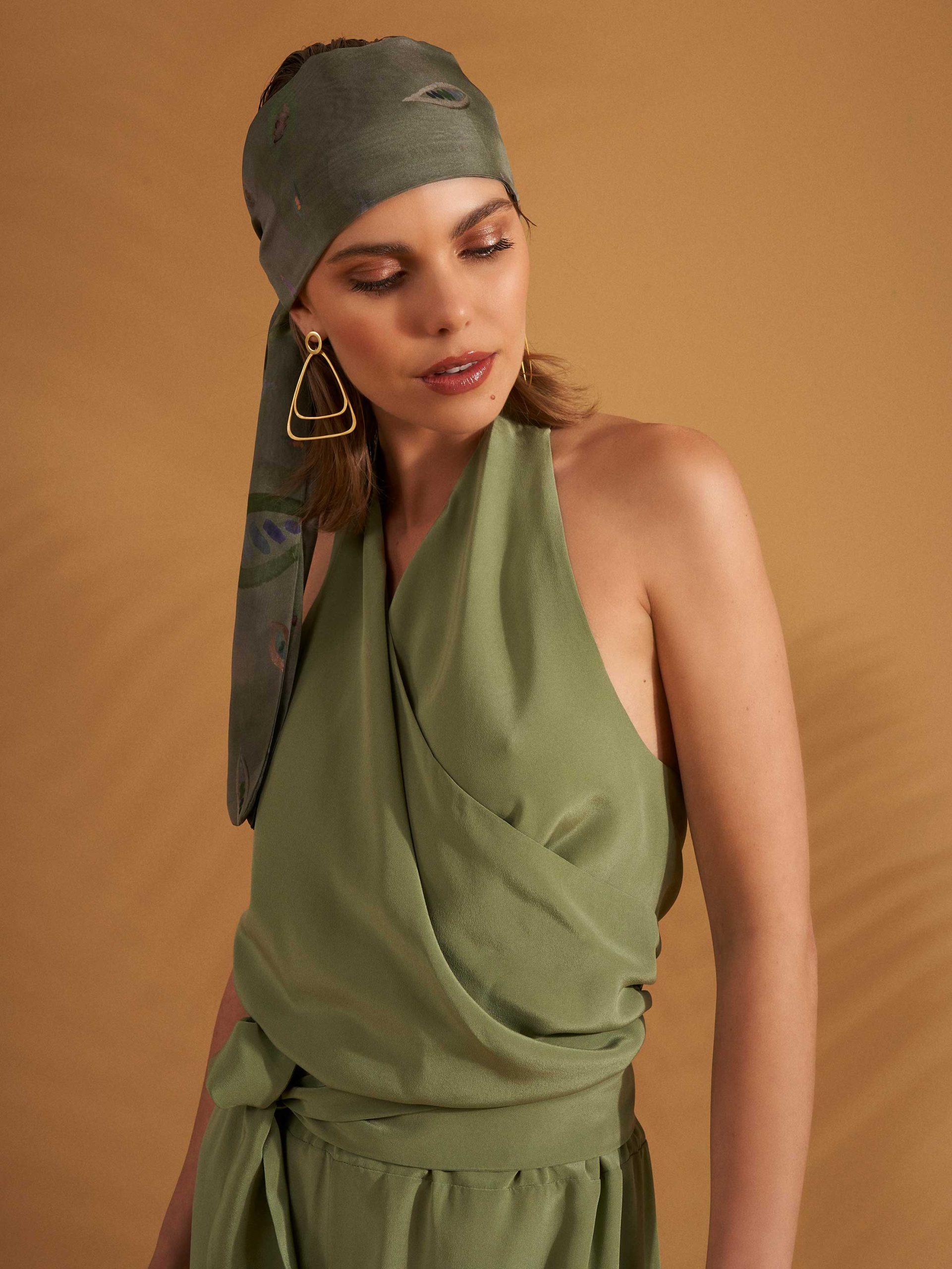 Lilly top in Apple Green