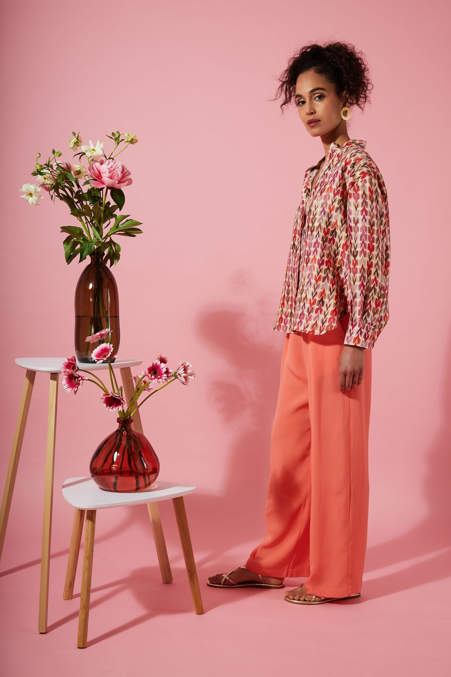 Laura Shirt in Coral Rose Frecce