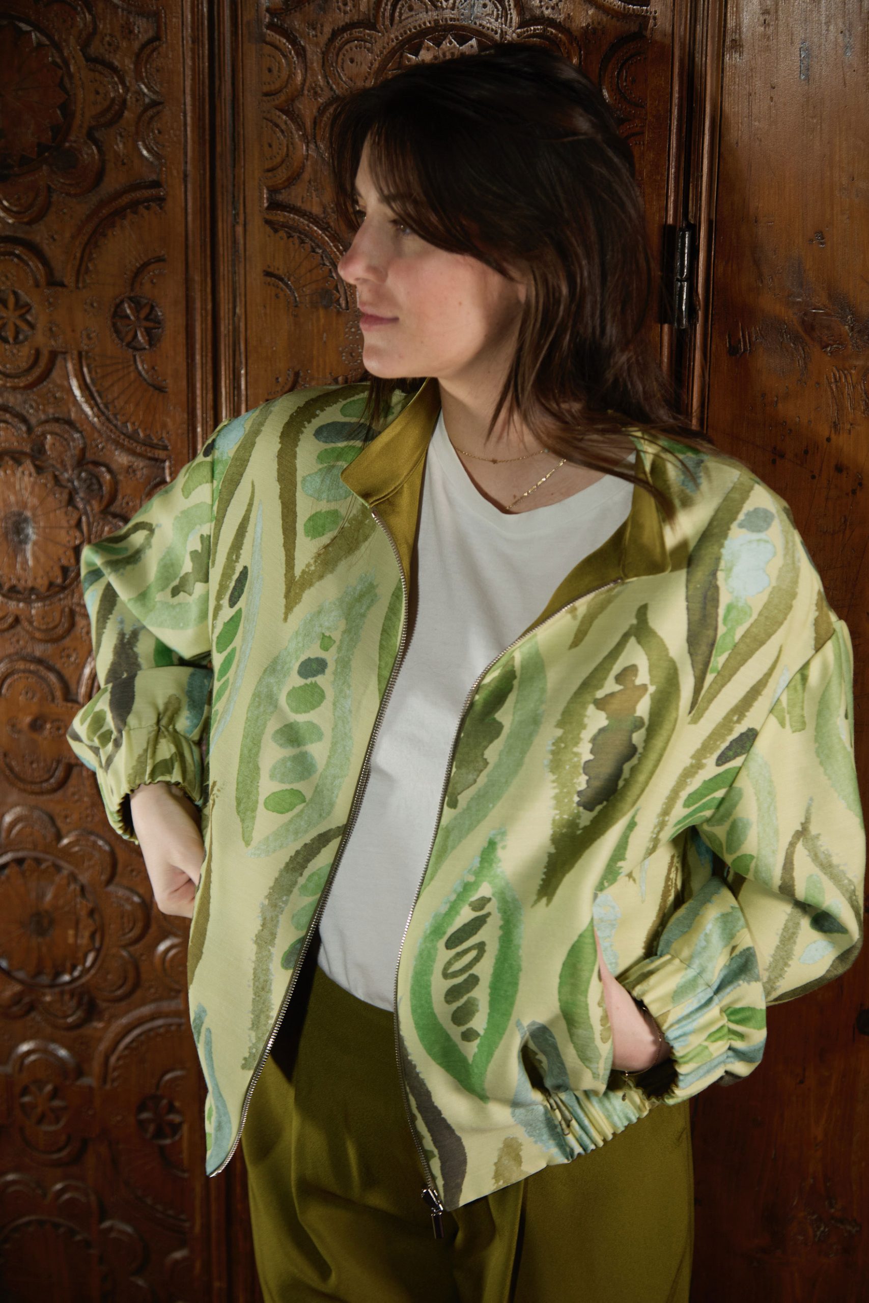 Stevie Bomber in Green Apple