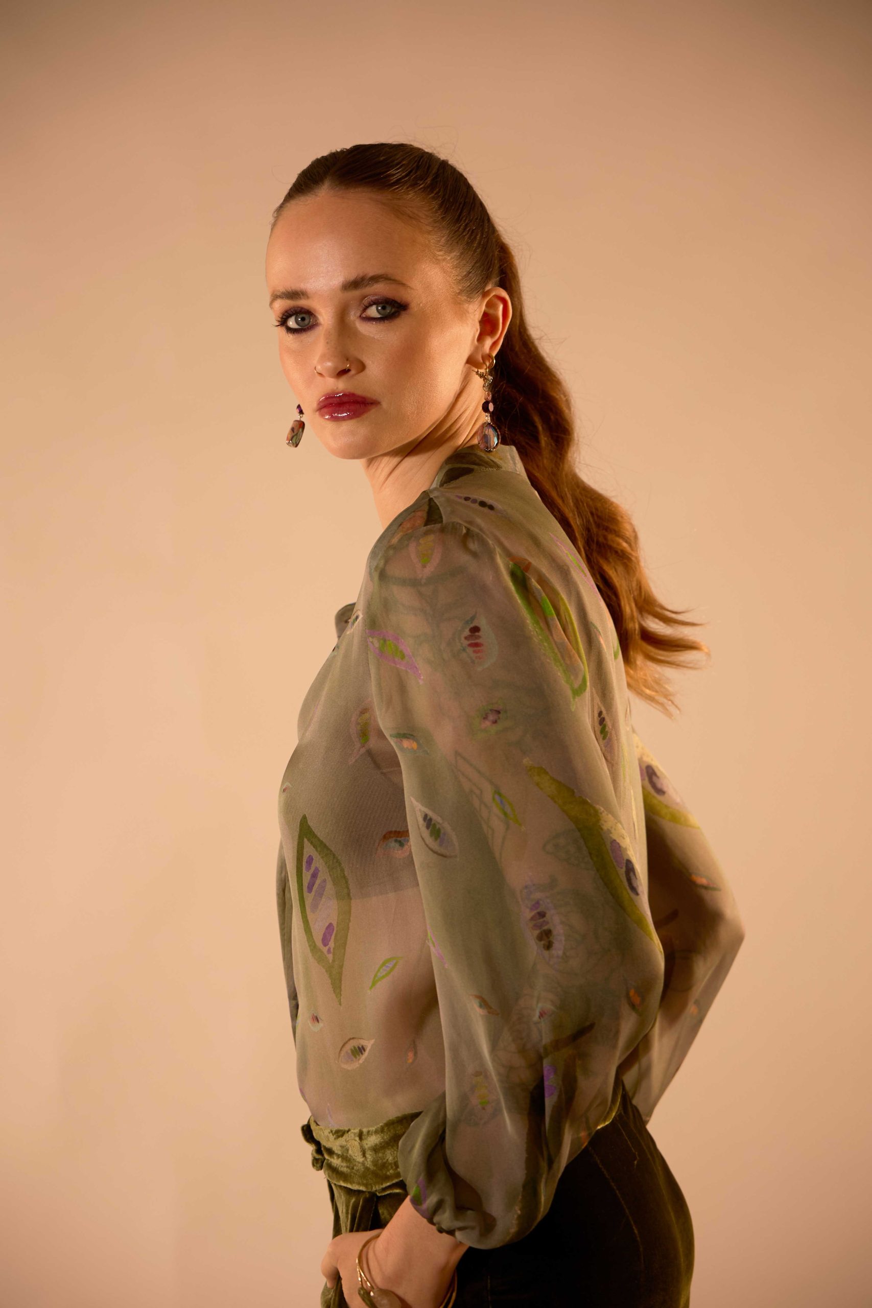Bea Blouse in Laurel Grande Fiamme